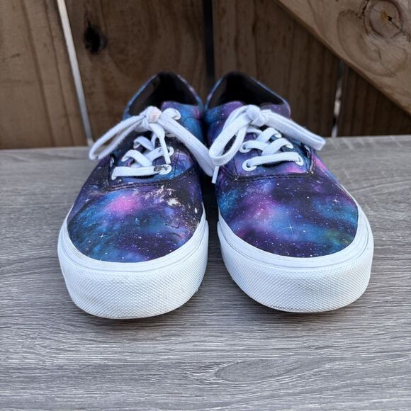 VANS Shoes Womens 8.5 Doheny Galaxy Skate Low Sneakers 508731 Purple Multicolor - Picture 3 of 11